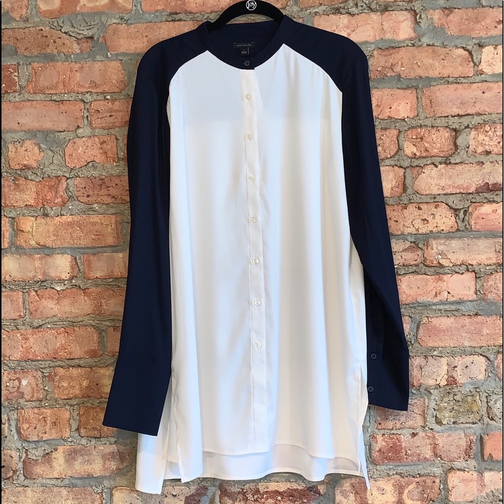 NWT Ann Taylor Colorblock Tunic